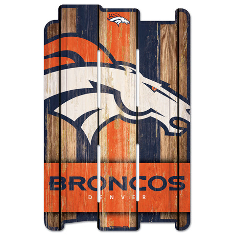 Denver Broncos 11" x 17" Fence Sign