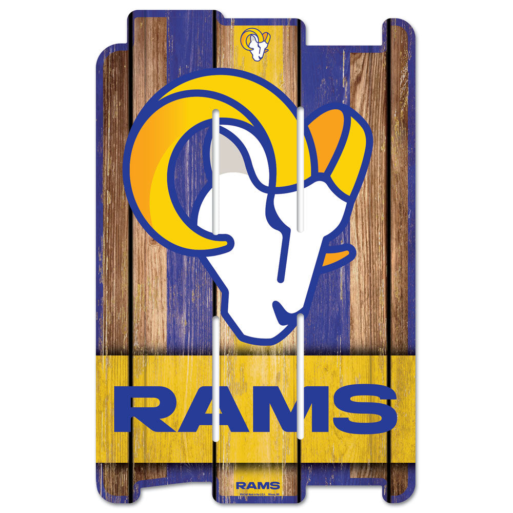 Los Angeles Rams 11" x 17" Fence Sign