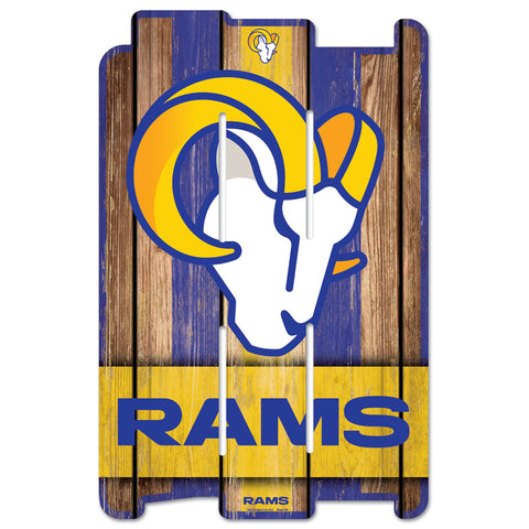 Los Angeles Rams 11" x 17" Fence Sign