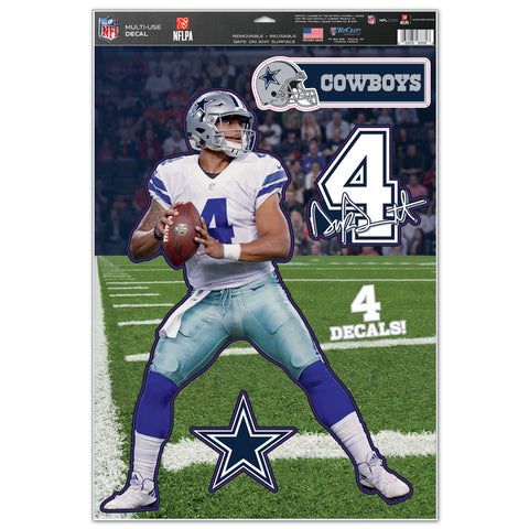 Dallas Cowboys Ezekiel Elliott 11" x 17" Player Decal Sheet
