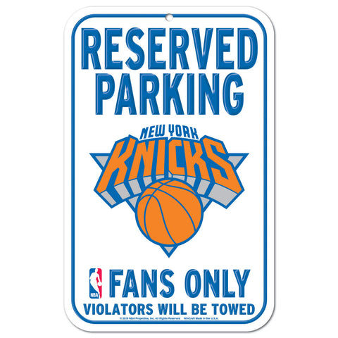 New York Knicks 11" x 17" Reserved Parking Sign