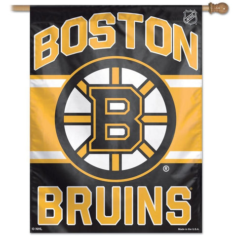 Boston Bruins 27x37 Vertical Flags