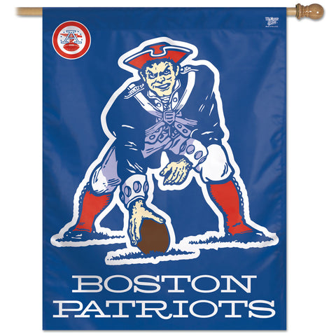 New England Patriots Retro 27" X 37" Vertical Flag