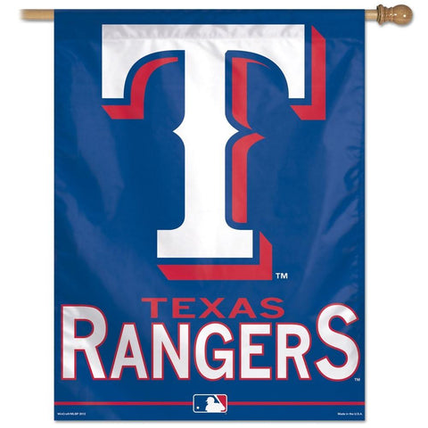 Texas Rangers 27x37 Vertical Flags
