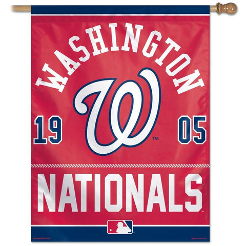Washington Nationals 27x37 Vertical Flags