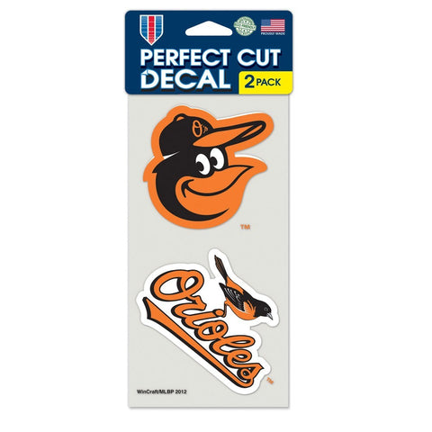 Baltimore Orioles 2 Pk Color Decal Set