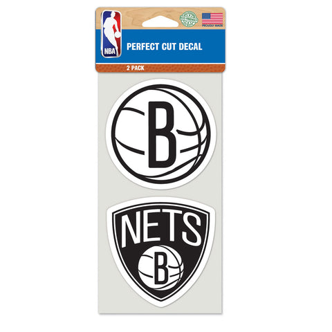 Brooklyn Nets 2 Pk Color Decal Set