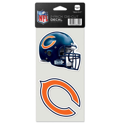 Chicago Bears 2 Pk Color Decal Set