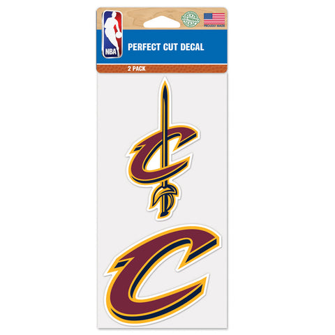 Cleveland Cavaliers 2 Pk Color Decal Set