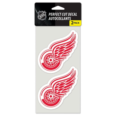 Detroit Red Wings 2 Pk Color Decal Set