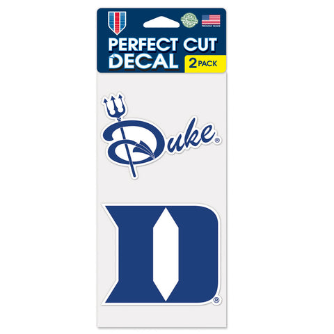 Duke Blue Devils 2 Pk Color Decal Set