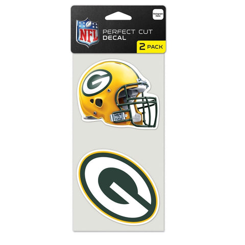 Green Bay Packers 2 Pk Color Decal Set