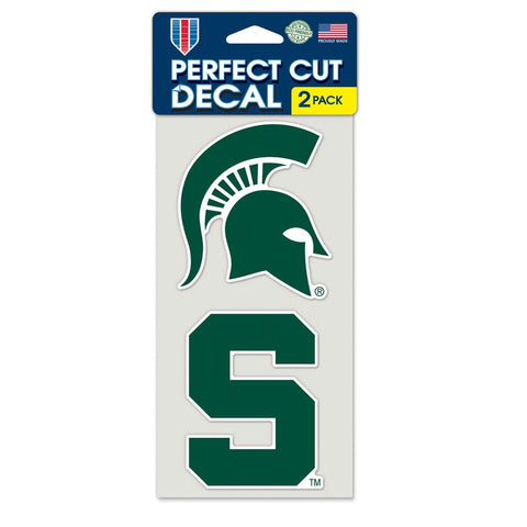 Michigan State Spartans 2 Pk Color Decal Set