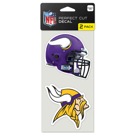 Minnesota Vikings 2 Pk Color Decal Set
