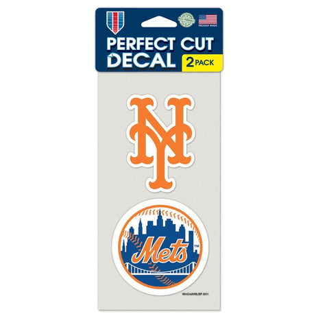 New York Mets 2 Pk Color Decal Set