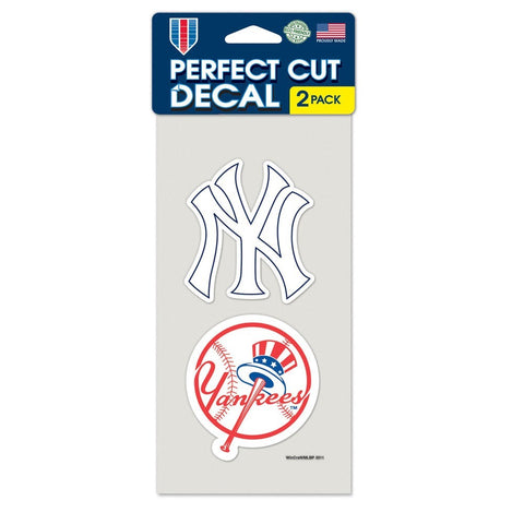 New York Yankees 2 Pk Color Decal Set