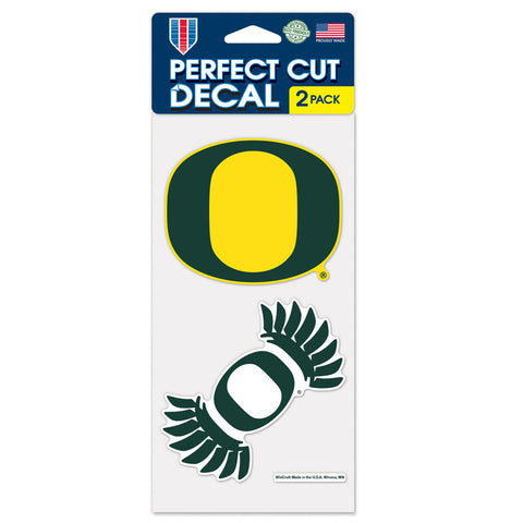 Oregon Ducks 2 Pk Color Decal Set