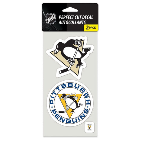 Pittsburgh Penguins 2 Pk Color Decal Set