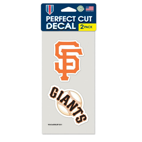 San Francisco Giants 2 Pk Color Decal Set