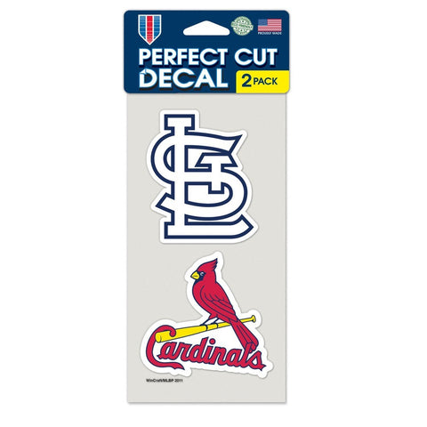 St. Louis Cardinals 2 Pk Color Decal Set