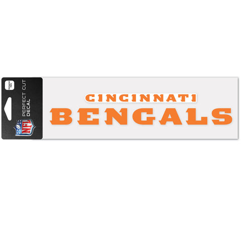 Cincinnati Bengals 3"x10" Color Decal