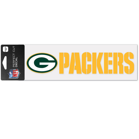 Green Bay Packers 3"x10" Color Decal