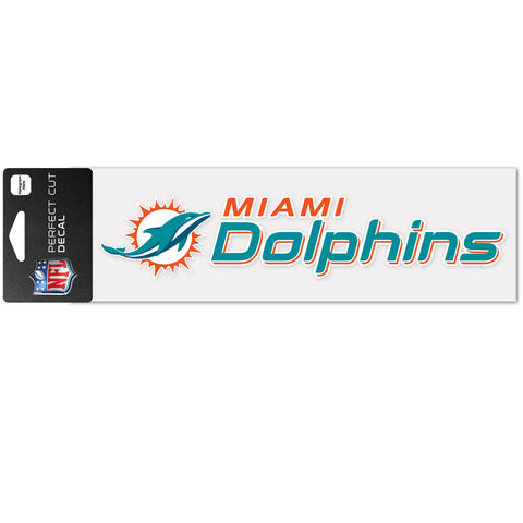 Miami Dolphins 3"x10" Color Decal