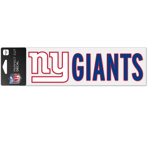 New York Giants 3"x10" Color Decal