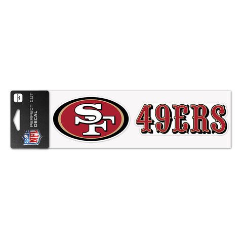 San Francisco 49ers 3"x10" Color Decal