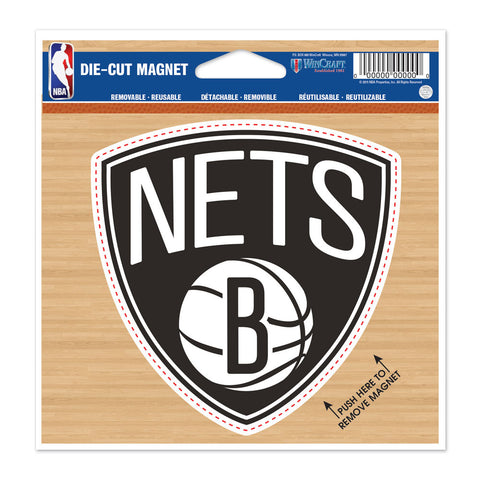 Brooklyn Nets 4.5" DieCut Logo Magnet