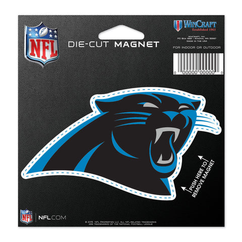 Carolina Panthers 4.5" DieCut Logo Magnet