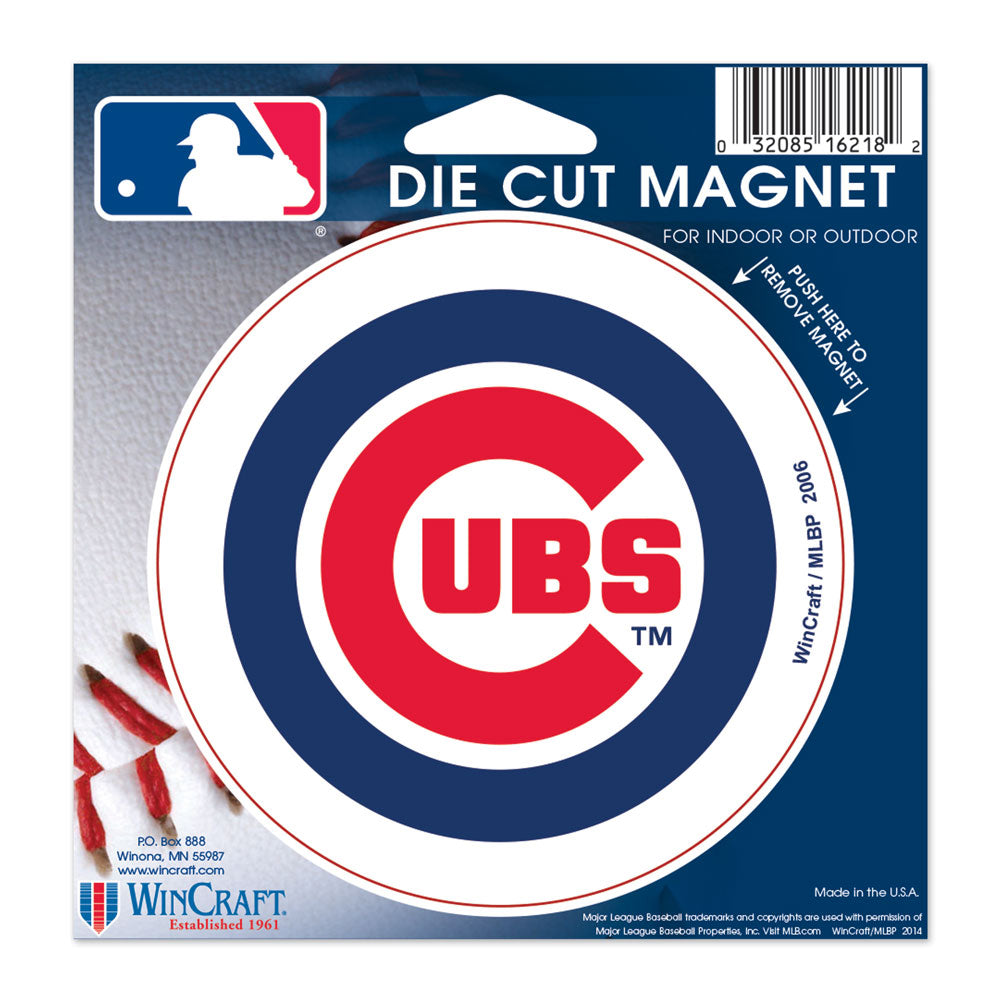 Chicago Cubs 4.5" DieCut Logo Magnet