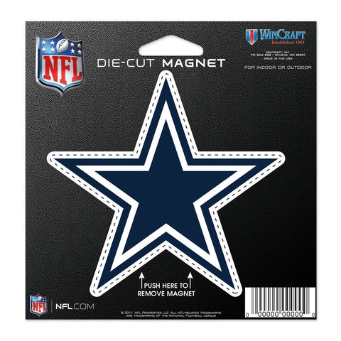 Dallas Cowboys 4.5" DieCut Logo Magnet