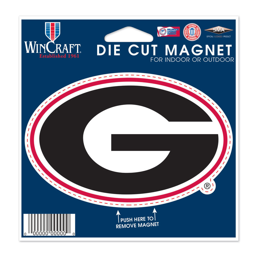 Georgia Bulldogs 4.5" DieCut Logo Magnet