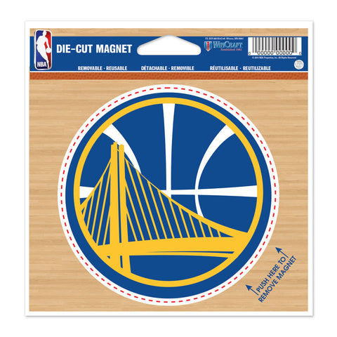Golden State Warriors 4.5" DieCut Logo Magnet