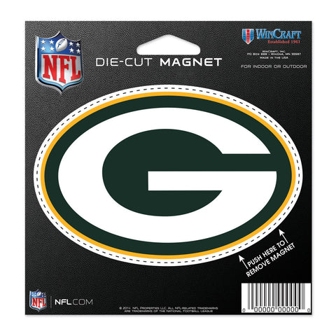 Green Bay Packers 4.5" DieCut Logo Magnet
