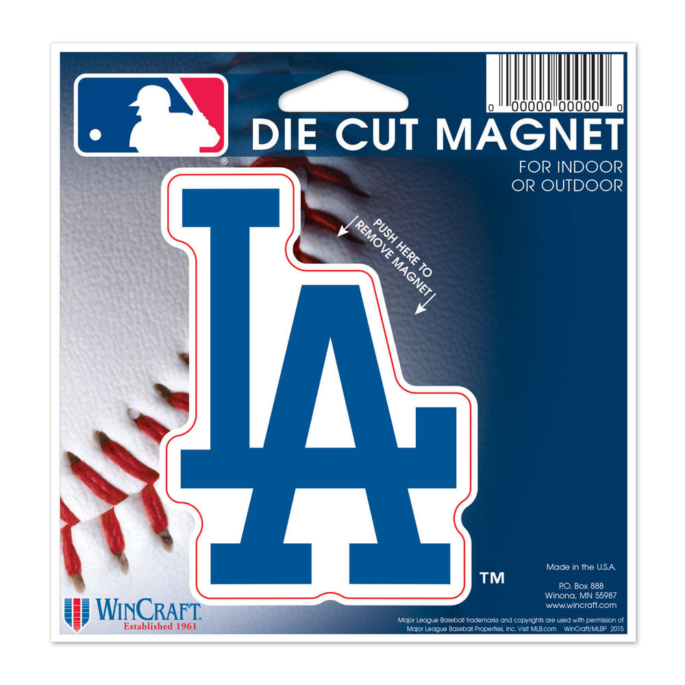 Los Angeles Dodgers 4.5" DieCut Logo Magnet