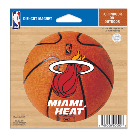 Miami Heat 4.5" DieCut Logo Magnet