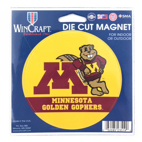 Minnesota Golden Gophers 4.5" DieCut Logo Magnet