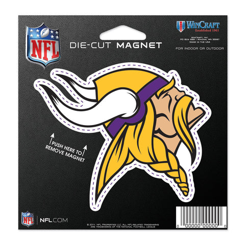 Minnesota Vikings 4.5" DieCut Logo Magnet