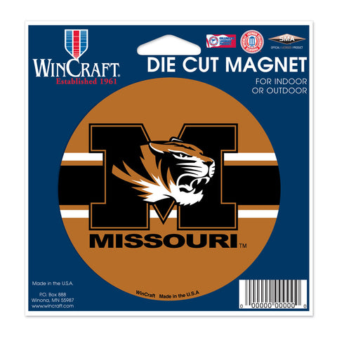Missouri Tigers 4.5" DieCut Logo Magnet