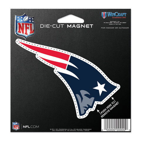 New England Patriots 4.5" DieCut Logo Magnet