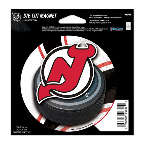 New Jersey Devils 4.5" DieCut Logo Magnet