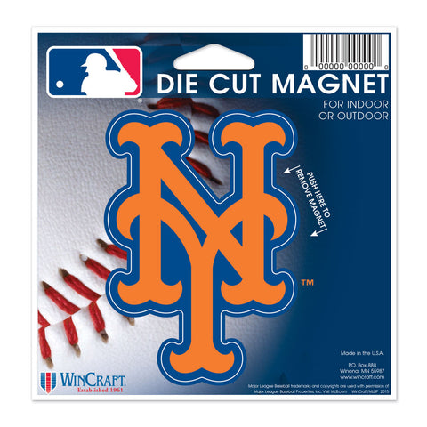 New York Mets 4.5" DieCut Logo Magnet