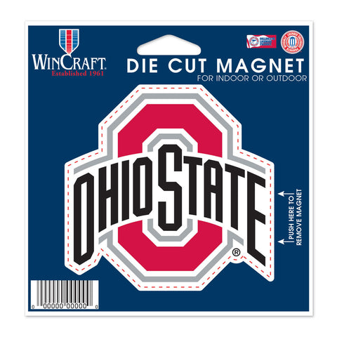 Ohio State Buckeyes 4.5" DieCut Logo Magnet