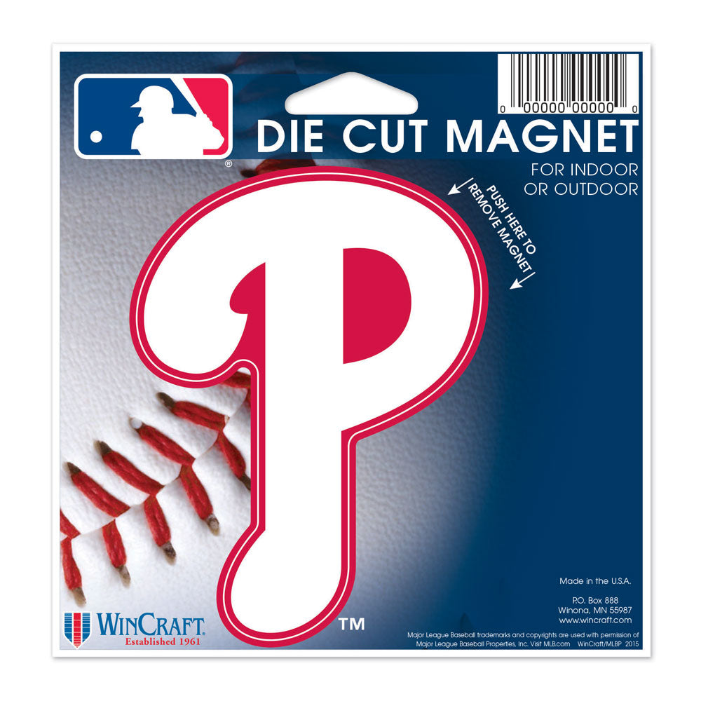 Philadelphia Phillies 4.5" DieCut Logo Magnet