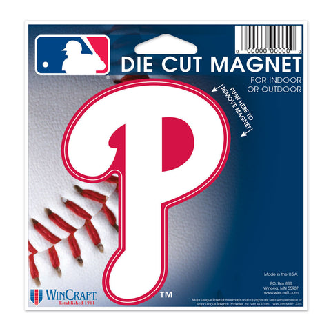 Philadelphia Phillies 4.5" DieCut Logo Magnet