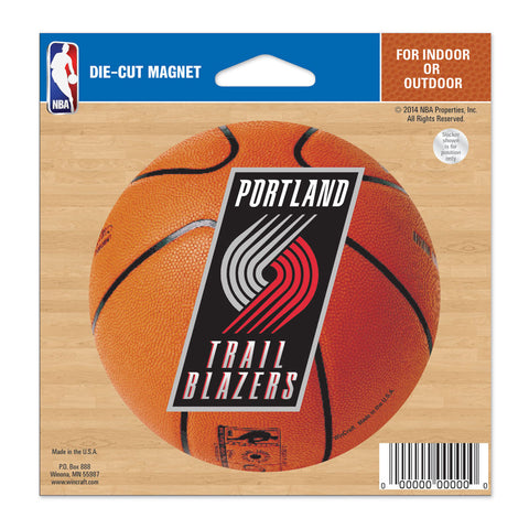 Portland Trail Blazers 4.5" DieCut Logo Magnet