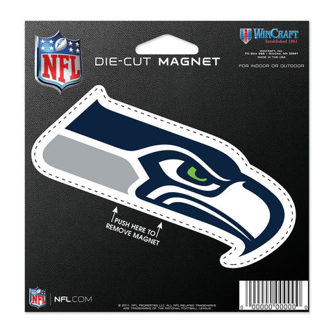 Seattle Seahawks 4.5" DieCut Logo Magnet