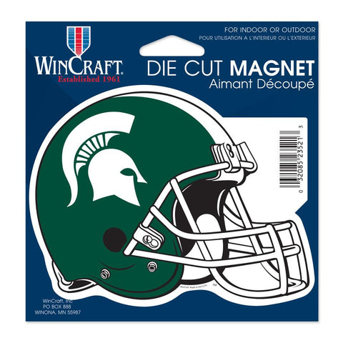 Michigan State Spartans Helmet Logo 4 1/2" Die-Cut Magnet